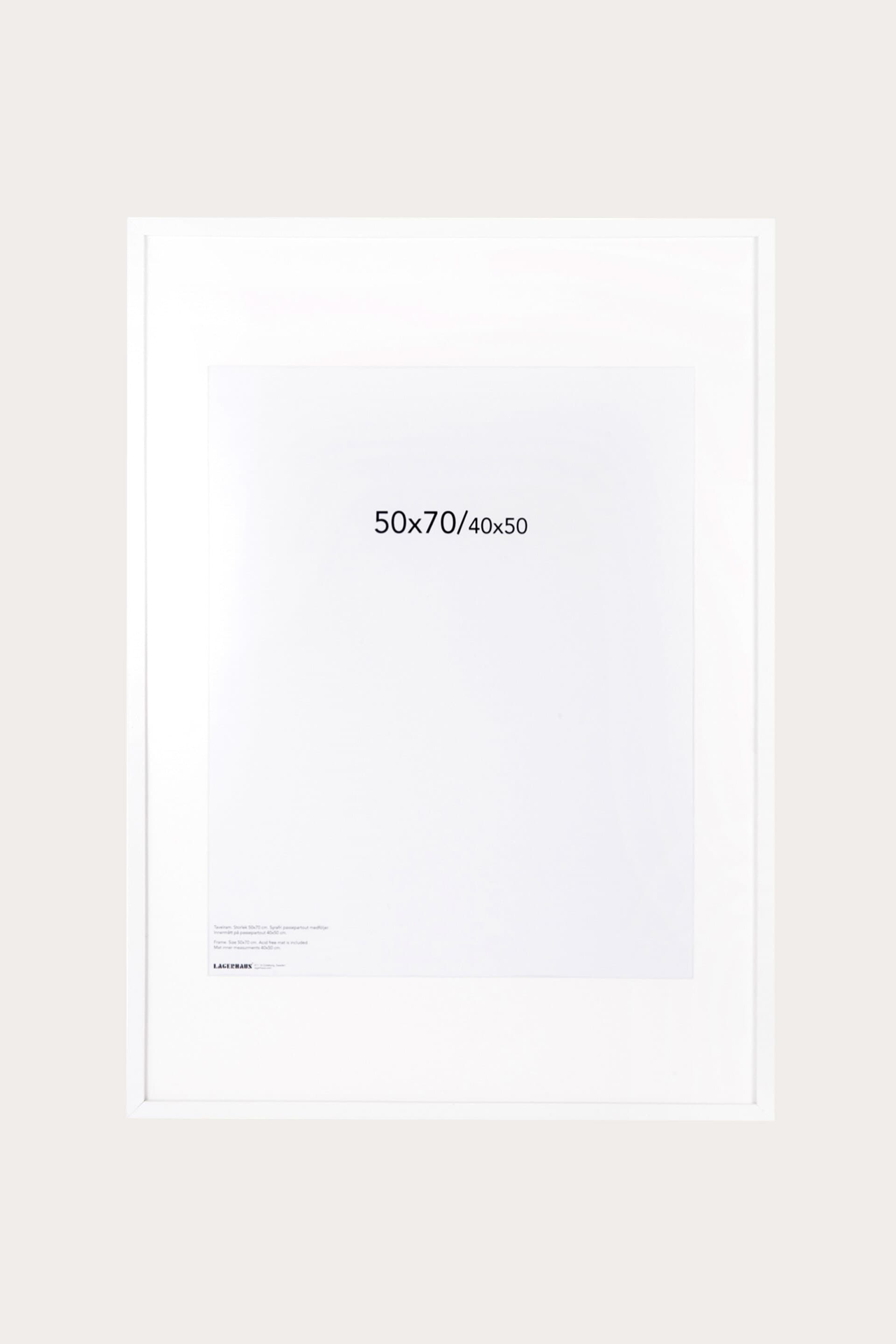 Frame with mount, white Home Accessories Online
