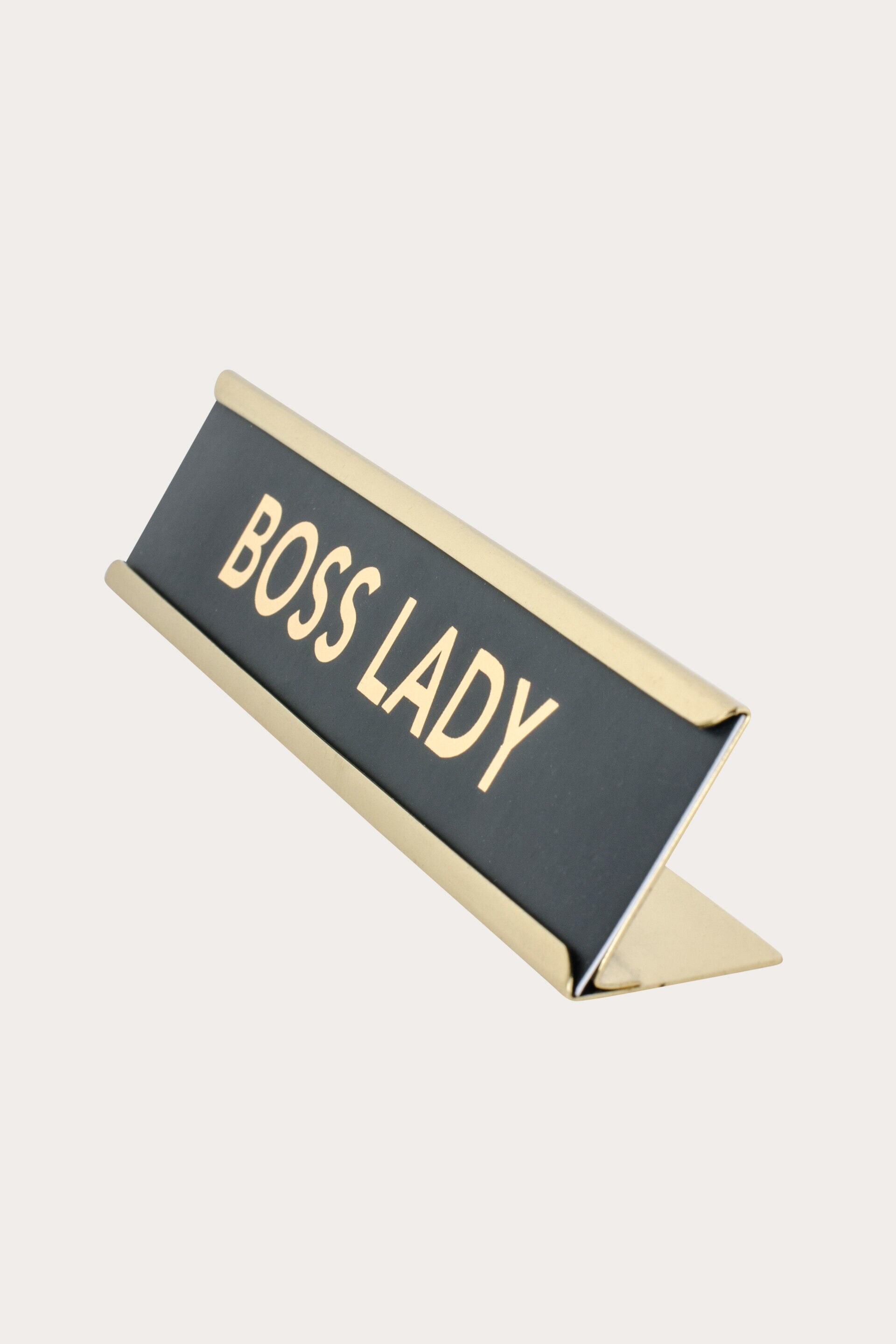 BOSS LADY table sign