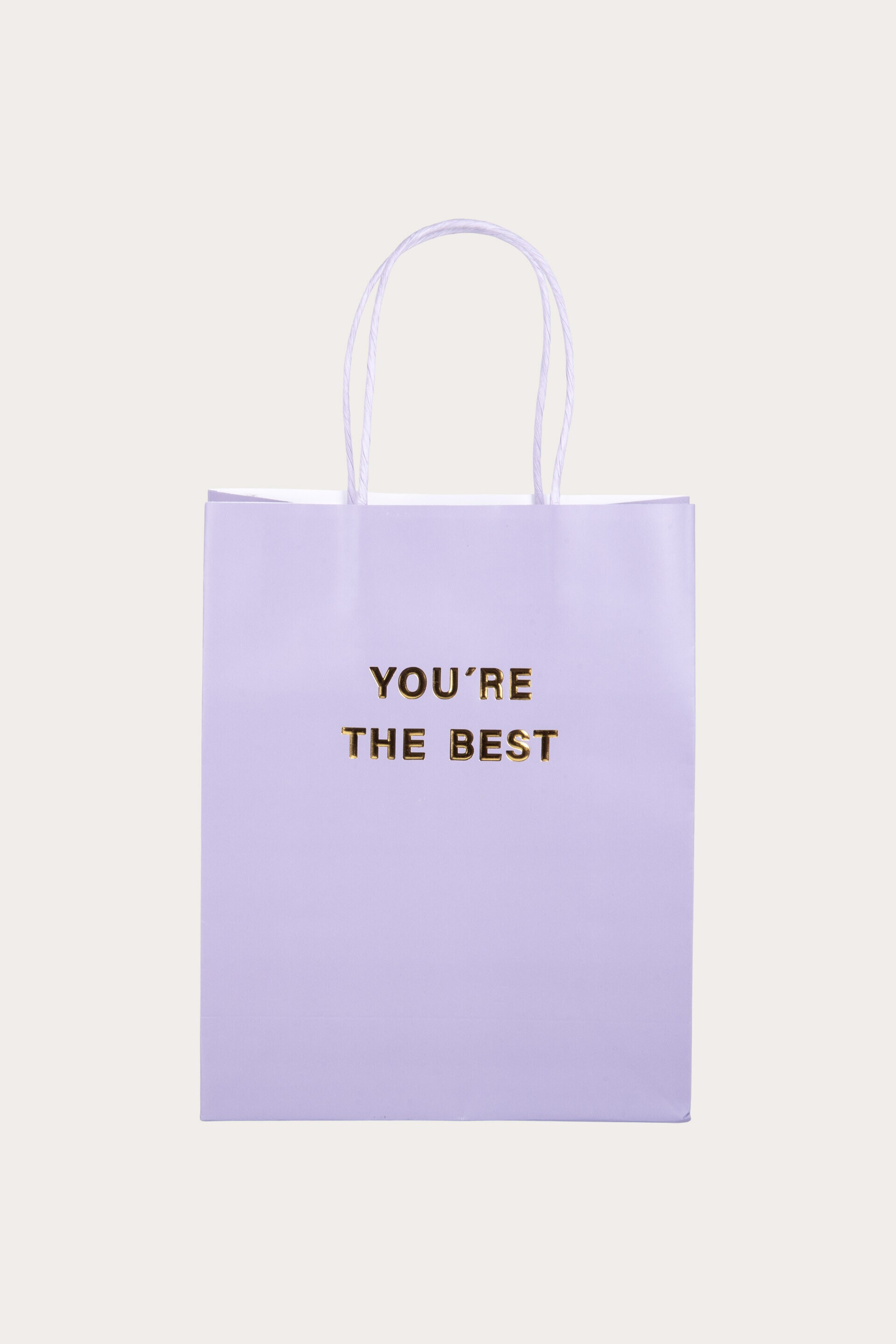 Gift bag You are the best purple